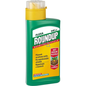 Roundup Flexa přípravek na ochranu rostlin hubí plevel včetně kořenů 540 ml