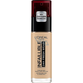 Loreal Paris Infallible 24H Fresh Wear Foundation make-up kryje nedokonalosti, nestírá se, nevysušuje pleť 120 Vanilla 30 ml