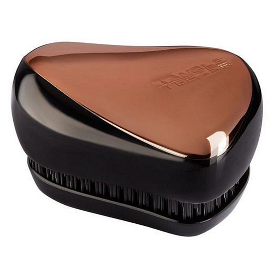 Tangle Teezer Compact Profesionální kompaktní kartáč na vlasy, Rose Gold Black - růžové zlato