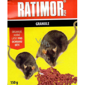 Ratimor Plus granule na hubení hlodavců 150 g