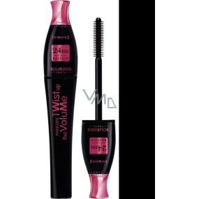 Bourjois Twist Up The Volume 24HR řasenka pro objem s kartáčkem 2v1 Black 8 ml