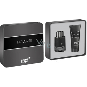 Montblanc Explorer parfémovaná voda pro muže 60 ml + balzám po holení 100 ml + plechová dóza, dárková sada