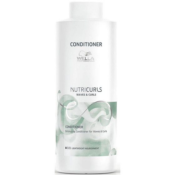 Wella Nutricurls Waves & Curls vyživující kondicionér 1000 ml maxi