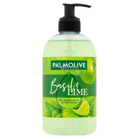 Palmolive Botanical Dreams Basil & Lime tekuté mýdlo dávkovač 500 ml