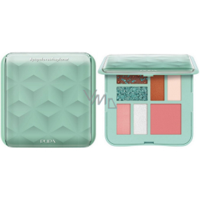 Pupa Aqua Trousse make-up kazeta pro líčení očí a obličeje 001 Tiffany 8 g