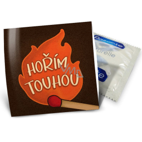 Nekupto Vtipný kondom Hořím touhou 1 kus