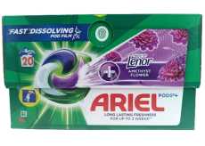 Ariel +Touch Of Lenor Ametyst Flower gelové kapsle pro dlouhotrvající svěžest 20 kusů