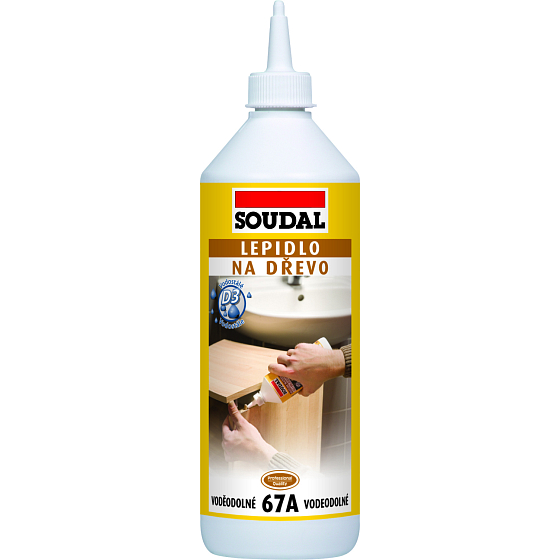 Soudal 67A lepidlo na dřevo pro truhláře a tesaře, 750 g