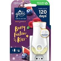 Glade osvěžovač vzduchu Electric Berry Festive Kiss, 1 + 20 ml