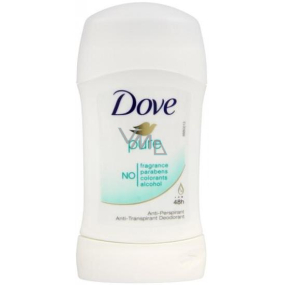Dove Pure antiperspirant deodorant stick pro ženy 40 ml