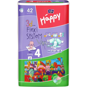 Bella Happy 4 Maxi 8-18 kg plenkové kalhotky 42 kusů