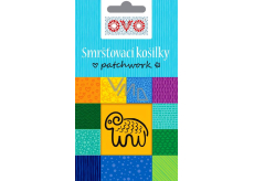 Ovo Fólie na vejce velikonoční patchwork 1 kus (smršťovací košilky)