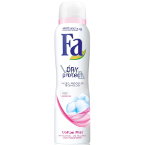 Fa Dry Protect Cotton Mist antiperspirant deodorant sprej pro ženy 150 ml