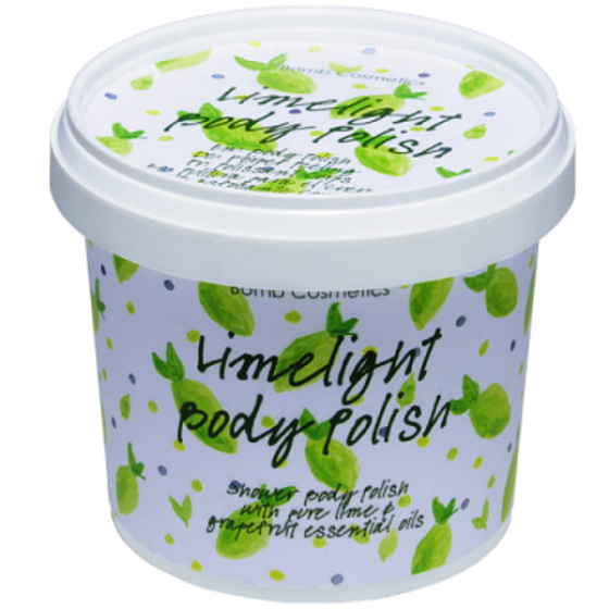Bomb Cosmetics Limetka - Limelight Přírodní tělový peeling 375 g
