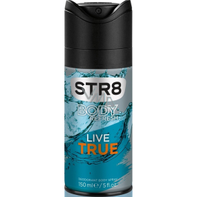 Str8 Live True deodorant sprej pro muže 150 ml