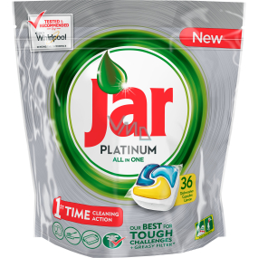 Jar Platinum All in One Lemon Kapsle do myčky nádobí 36 kusů