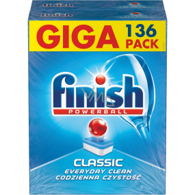 Finish Classic Regular tablety do myčky 2 x 68 kusů