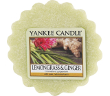 Yankee Candle Lemongrass & Ginger - Citrónová tráva a zázvor vonný vosk do aromalampy 22 g