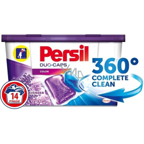 Persil Duo-Caps Color Lavender gelové kapsle na barevné prádlo 14 dávek x 25 g