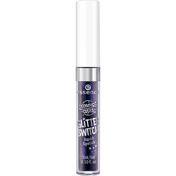 Essence Cosmic Cuties Glitter Switch tekutá rtěnka 05 Glitzy Blue 3 ml