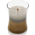 WoodWick Floral Nights Smoked Jasmine - Kouřový jasmín vonná svíčka s dřevěným knotem a víčkem sklo střední 275 g Limited 2019