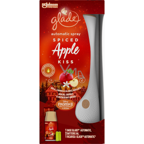 Glade Spiced Apple Kiss s vůní jablka, skořice a muškátového oříšku automatický osvěžovač vzduchu 269 ml