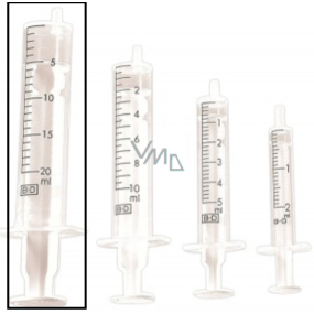 BD Discardit 2 dílná Injekční stříkačka 20 ml 1 kus