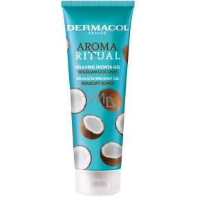 Dermacol Aroma Ritual Brazilian Coconut - Brazilský kokos relaxační sprchový gel 250 ml