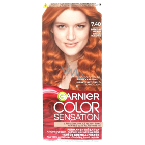 Garnier Color Sensation barva na vlasy 7.40 Intenzivní měděná