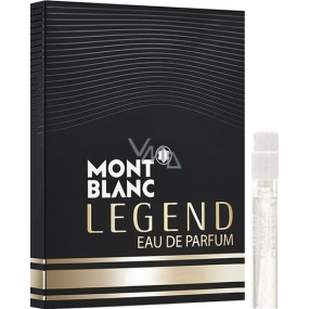 Montblanc Legend Eau de Parfum sprchový gel pro muže 1,2 ml s rozprašovačem, vialka