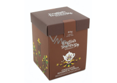 English Tea Shop Bio Rooibos Čokoláda a Vanilka sypaný čaj 80 g + dřevěná odměrka se sponou