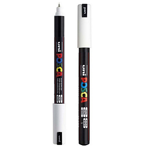 Posca Univerzální akrylátový popisovač 0,7 mm Bílá PC-1MR