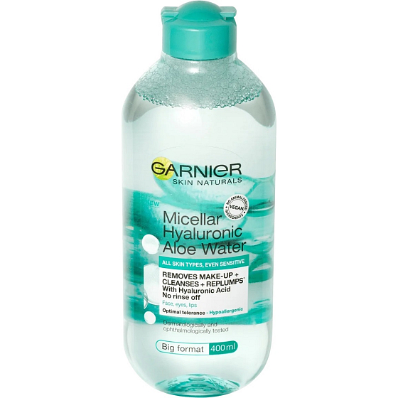 Garnier Skin Naturals Hyaluronic Aloe Micellar Water micelární voda pro všechny typy pleti včetně citlivé 400 ml