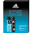 Adidas Ice Dive deodorant sprej 150 ml + 3v1 sprchový gel na tělo, tvář a vlasy 250 ml, kosmetická sada pro muže