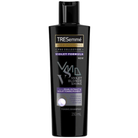 TRESemmé Violet Blonde Shine fialový šampon pro blond a stříbrné vlasy 250 ml