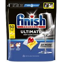 Finish tablety do myčky Ultimate All in 1 Lemon, 50 ks