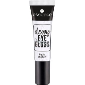 Essence Dewy Eye Gloss tekuté oční stíny 01 Crystal Clear 8 ml