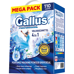 Gallus prací prášek Universal Box, 110 dávek, 6,05 kg