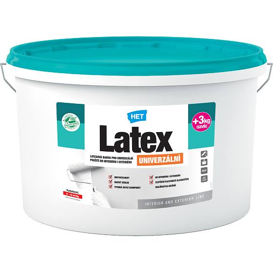 Het Latex univerzální, bílý, 10+3 kg