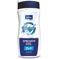 Alpa Sport Star Refresh 2v1 osvěžující sprchový a vlasový gel s vůní mentholu 300 ml