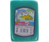 Abella Kids Delfi koupelová houba 11 x 7 x 4 cm různé barvy 1 kus