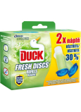 Duck Fresh Discs Limetka WC gel pro hygienickou čistotu a svěžest Vaší toalety náhradní náplň 2x36 ml