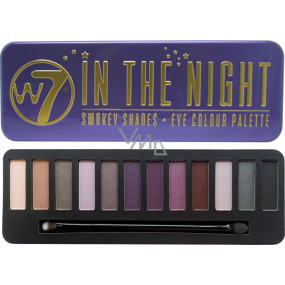 W7 In The Night Eye Colour Palette paletka 12 očních stínů
