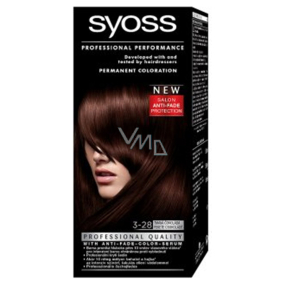 Syoss Professional barva na vlasy 3-28 Tmavá čokoláda