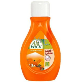 Air Wick Airfresh Cedr & Pomeranč 2v1 s knotem tekutý osvěžovač vzduchu 375 ml