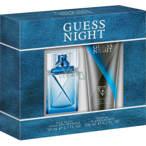 Guess Night toaletní voda pro muže 50 ml + sprchový gel 200 ml, dárková sada