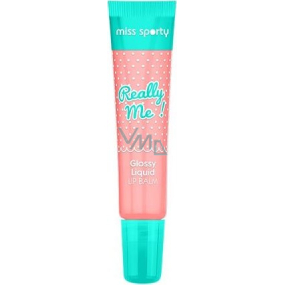 Miss Sporty Really Me! Glossy Liquid Lip Balm balzám na rty 004 Really Coral 10,5 ml