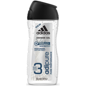Adidas Adipure sprchový gel bez mýdlových složek a barviv pro muže 250 ml