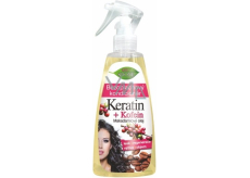 Bione Cosmetics Keratin & Kofein bezoplachový kondicionér pro všechny typy vlasů sprej 260 ml