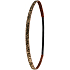 Ivybands Protiskluzová čelenka do vlasů hnědá s glitry, unisex, 1 cm